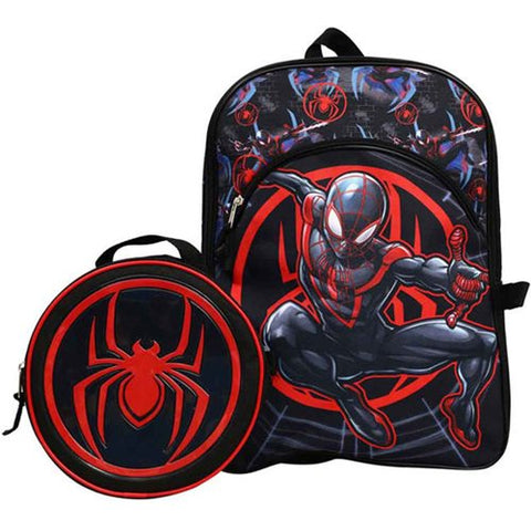 Spider-Man Miles Morales Youth Backpack and Lunch Tote