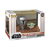 Funko Pop! Star Wars Moment: The Mandalorian with The Child