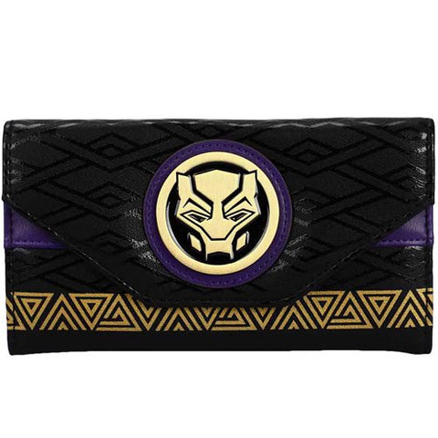 Marvel Black Panther Wakanda Forever Tribal Bi-Fold Wallet
