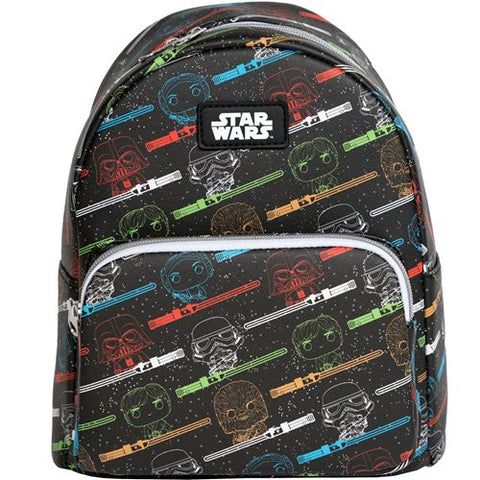 Star Wars Light Saber All-Over Print Mini-Backpack