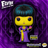 Funko POP! Icons: Elvira Black Light  - Entertainment Earth Exclusive