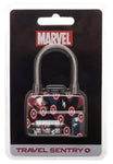 Captain America TSA Approved Travel Luggage Combination Cable Lock