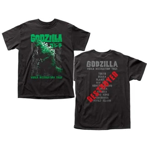 GODZILLA WORLD DESTRUCTION TOUR T-SHIRT
